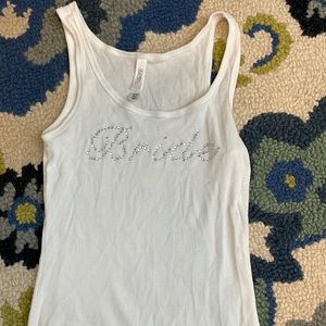 Bride tank. White. Size m